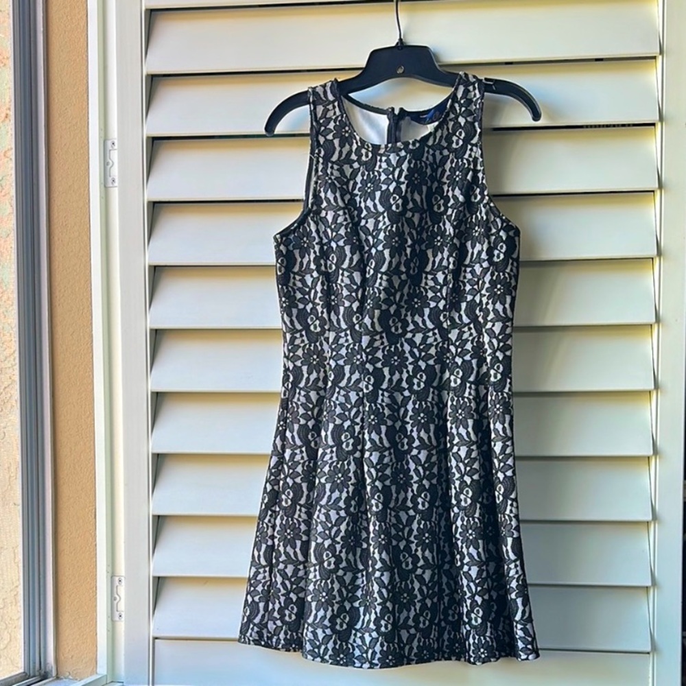 Blue Rain Lace Dress